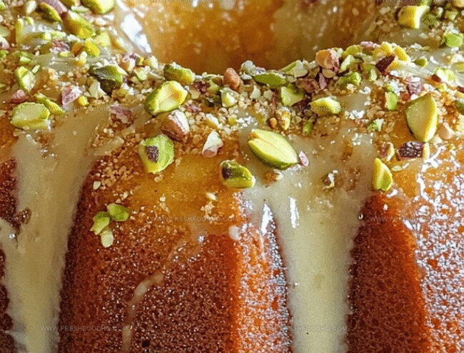 How To Bake Creamy Honey Pistachio Ricotta Bundt