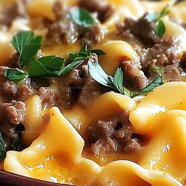 Comfort Classic: Crockpot Cheesy Beef and Noodles