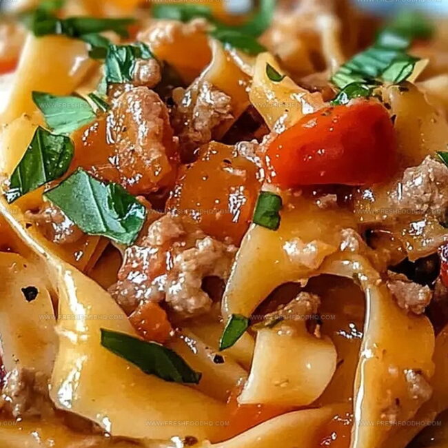 Italian Drunken Noodles: Bold Flavors with a Kick