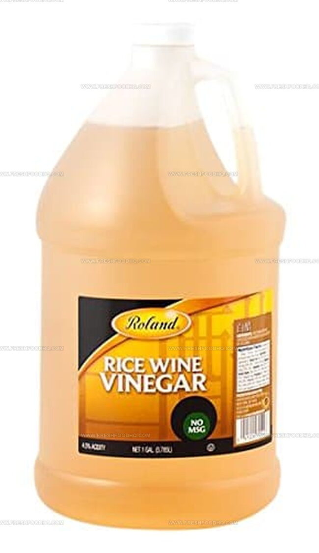 Rice Wine Vinegar And Other Ingredients